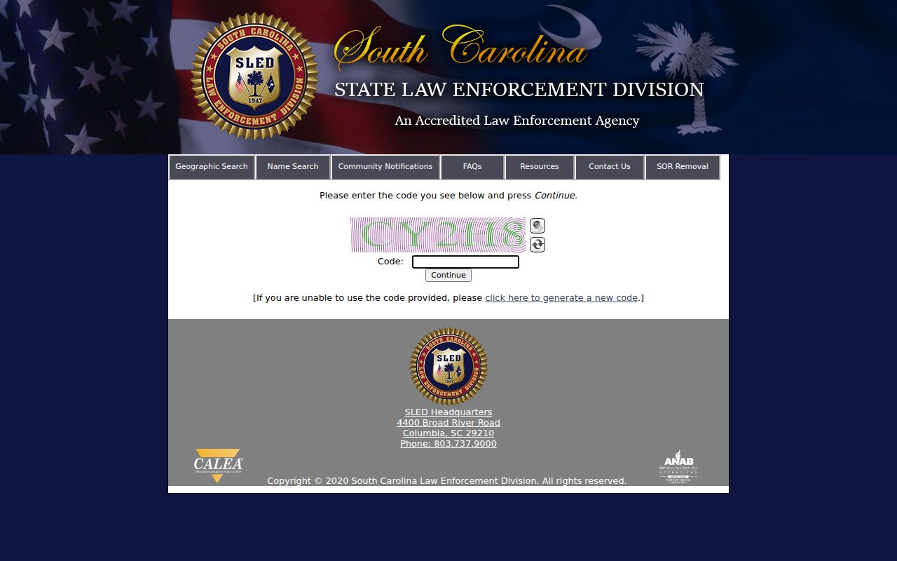 Lexington County criminal court records compared with the separate SORT gateway